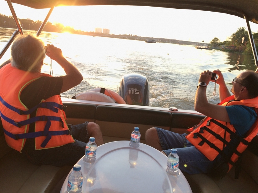 Cu Chi Tunnel by speedboat